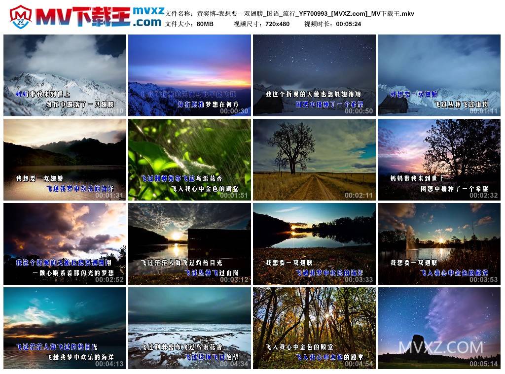 黄奕博-我想要一双翅膀_国语_流行_YF700993
